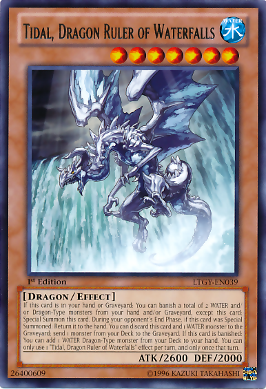 Tidal, Dragon Ruler of Waterfalls [LTGY-EN039] Rare | The CG Realm