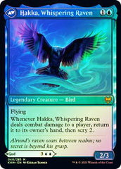 Alrund, God of the Cosmos // Hakka, Whispering Raven [Kaldheim Prerelease Promos] | The CG Realm