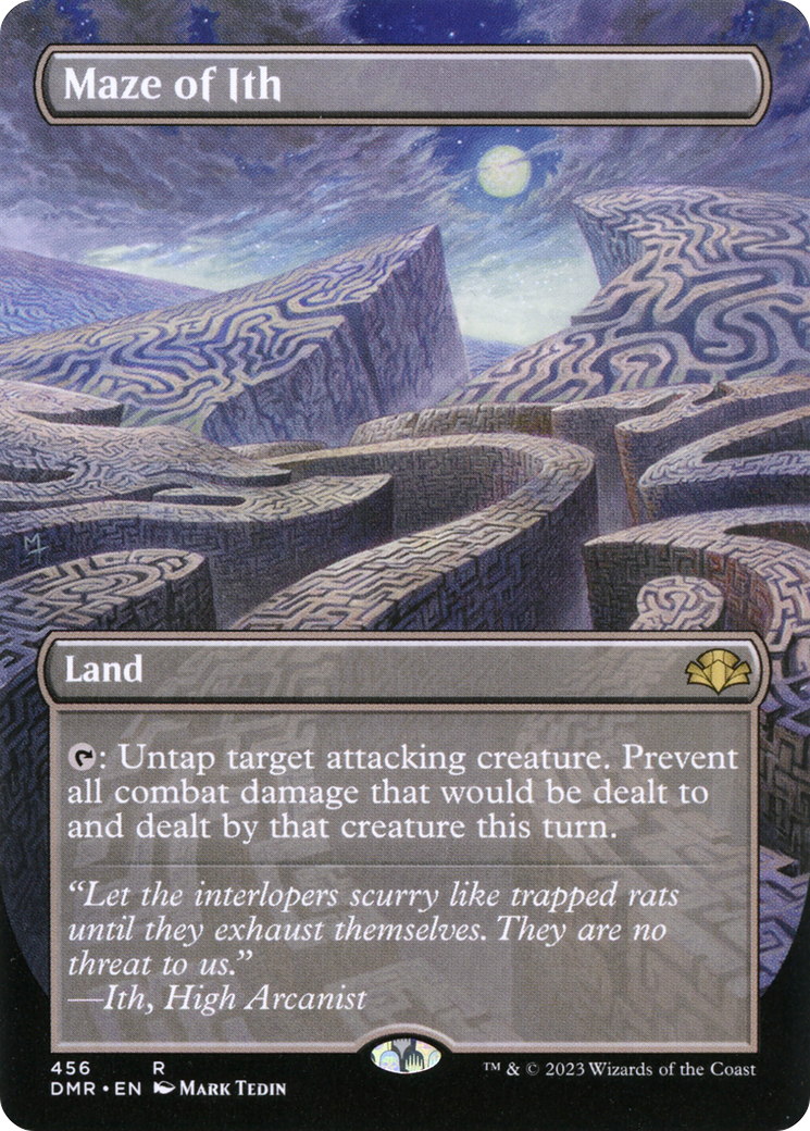 Maze of Ith (Borderless Alternate Art) [Dominaria Remastered] | The CG Realm