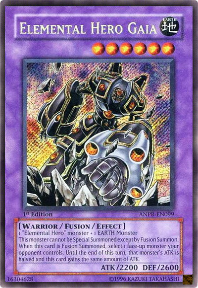 Elemental Hero Gaia [ANPR-EN099] Secret Rare | The CG Realm