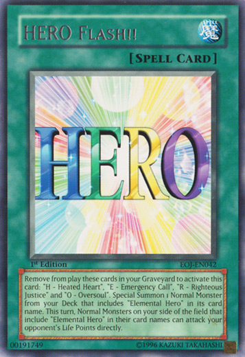 HERO Flash!! [EOJ-EN042] Rare | The CG Realm