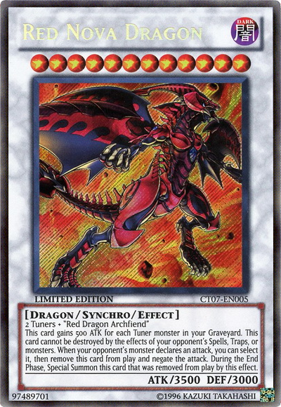 Red Nova Dragon [CT07-EN005] Secret Rare | The CG Realm
