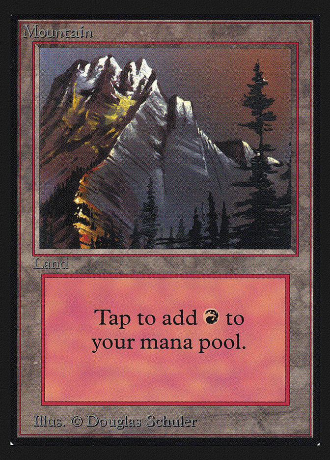 Mountain (Snow Top / Highest Point on Left) [Collectors' Edition] | The CG Realm