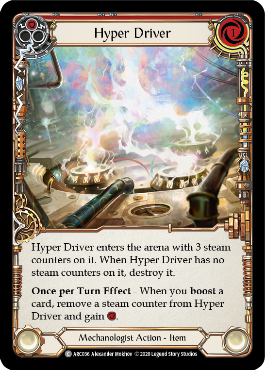 Hyper Driver [U-ARC036] (Arcane Rising Unlimited)  Unlimited Rainbow Foil | The CG Realm