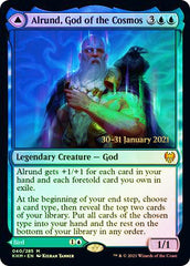 Alrund, God of the Cosmos // Hakka, Whispering Raven [Kaldheim Prerelease Promos] | The CG Realm