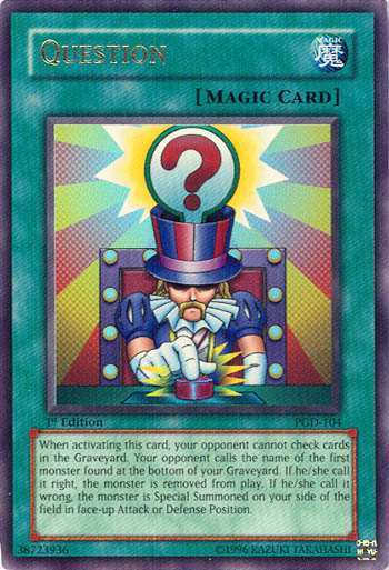 Question [PGD-104] Ultra Rare | The CG Realm