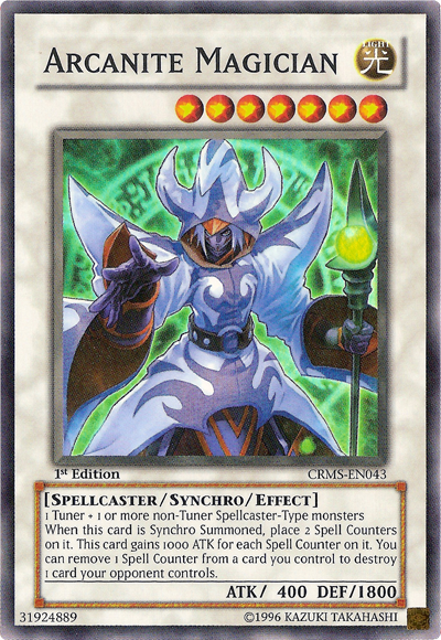 Arcanite Magician [CRMS-EN043] Super Rare | The CG Realm