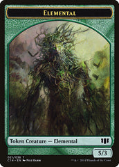 Elemental // Beast (019/036) Double-Sided Token [Commander 2014 Tokens] | The CG Realm