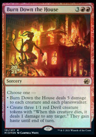 Burn Down the House [Innistrad: Midnight Hunt Prerelease Promos] | The CG Realm