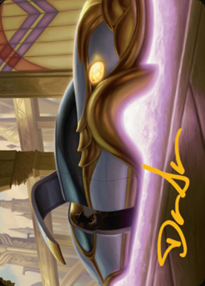 Mysterious Limousine Art Card (Gold-Stamped Signature) [Streets of New Capenna Art Series] | The CG Realm