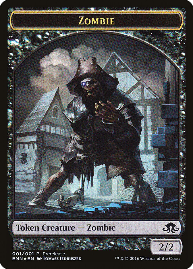 Zombie Token (Double-Sided) (PRE-1 // 1) - Eldritch Moon Promos Foil