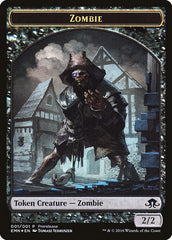 Zombie // Zombie Double-Sided Token [Eldritch Moon Prerelease Promos] | The CG Realm