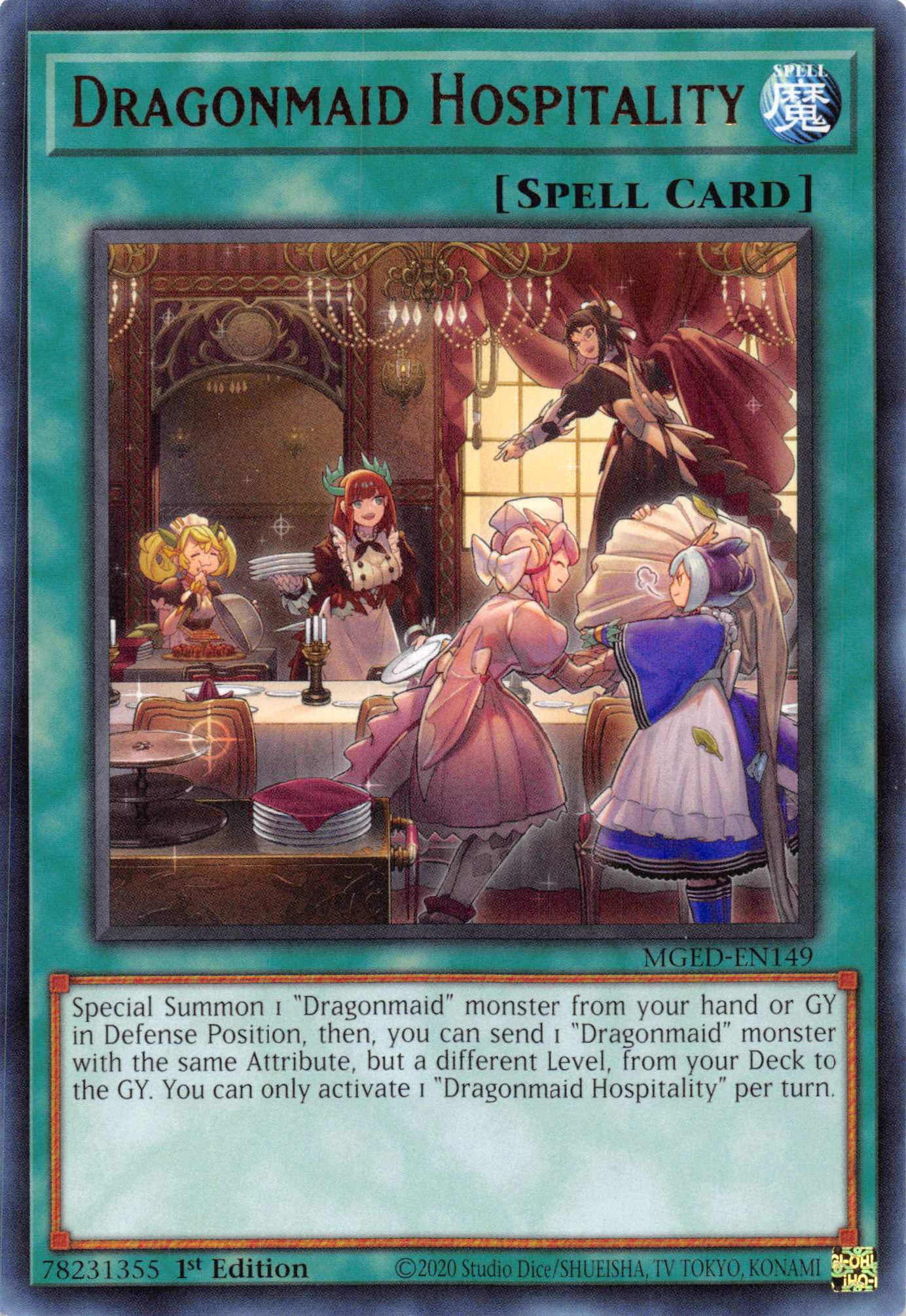 Dragonmaid Hospitality [MGED-EN149] Rare | The CG Realm