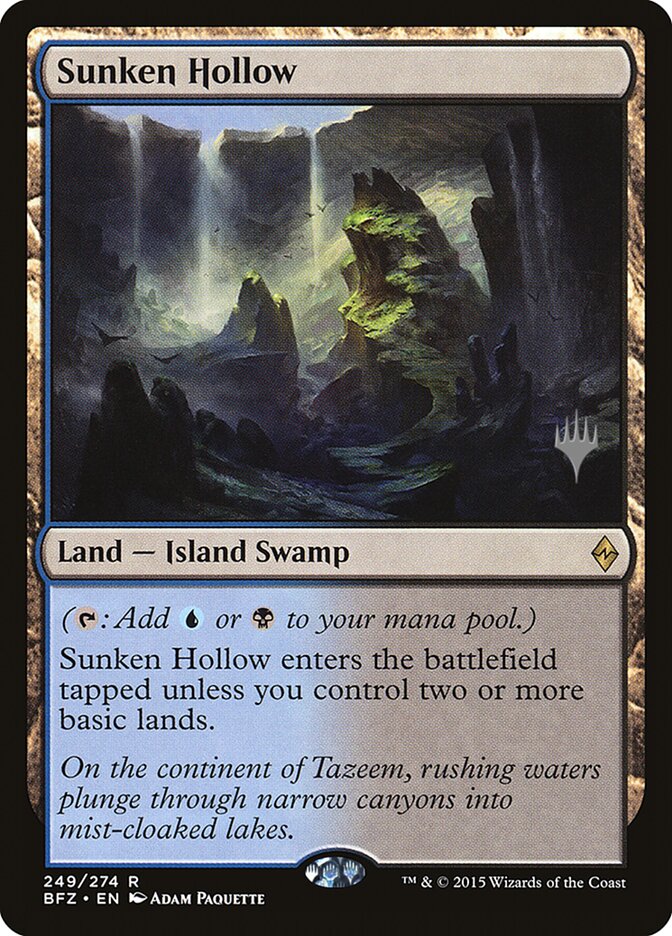 Sunken Hollow [Battle for Zendikar Promos] | The CG Realm