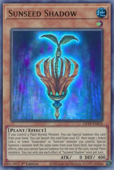 Sunseed Shadow [GFTP-EN016] Ultra Rare | The CG Realm