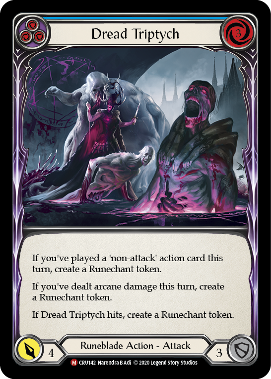 Dread Triptych [CRU142] (Crucible of War)  1st Edition Normal | The CG Realm