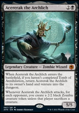 Acererak the Archlich (Promo Pack) [Dungeons & Dragons: Adventures in the Forgotten Realms Promos] | The CG Realm
