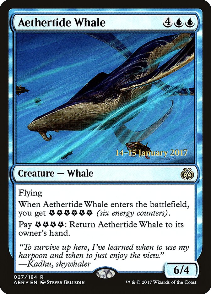 Aethertide Whale [Aether Revolt Prerelease Promos] | The CG Realm