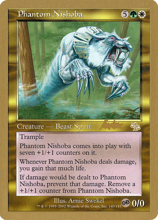 Phantom Nishoba (Brian Kibler) (SB) [World Championship Decks 2002] | The CG Realm