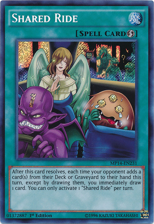 Shared Ride [MP14-EN231] Secret Rare | The CG Realm