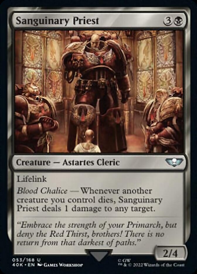 Sanguinary Priest (Surge Foil) [Warhammer 40,000] | The CG Realm