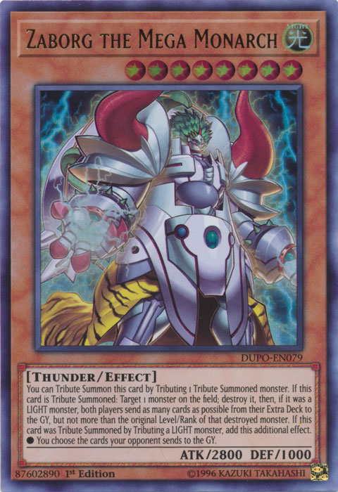 Zaborg the Mega Monarch [DUPO-EN079] Ultra Rare | The CG Realm