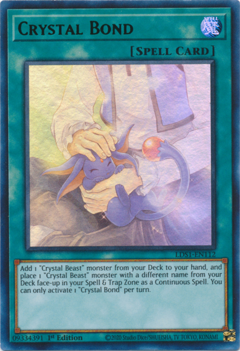 Crystal Bond (Purple) [LDS1-EN112] Ultra Rare | The CG Realm