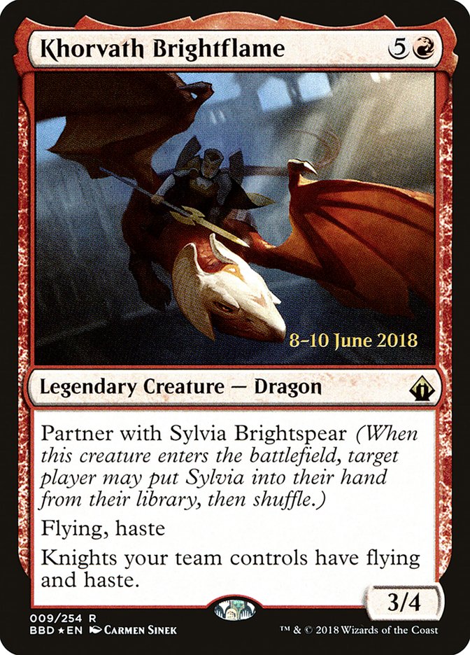 Khorvath Brightflame [Battlebond Prerelease Promos] | The CG Realm