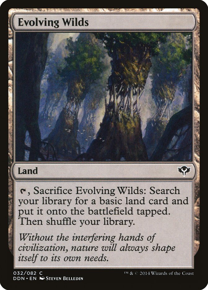 Evolving Wilds [Duel Decks: Speed vs. Cunning] | The CG Realm