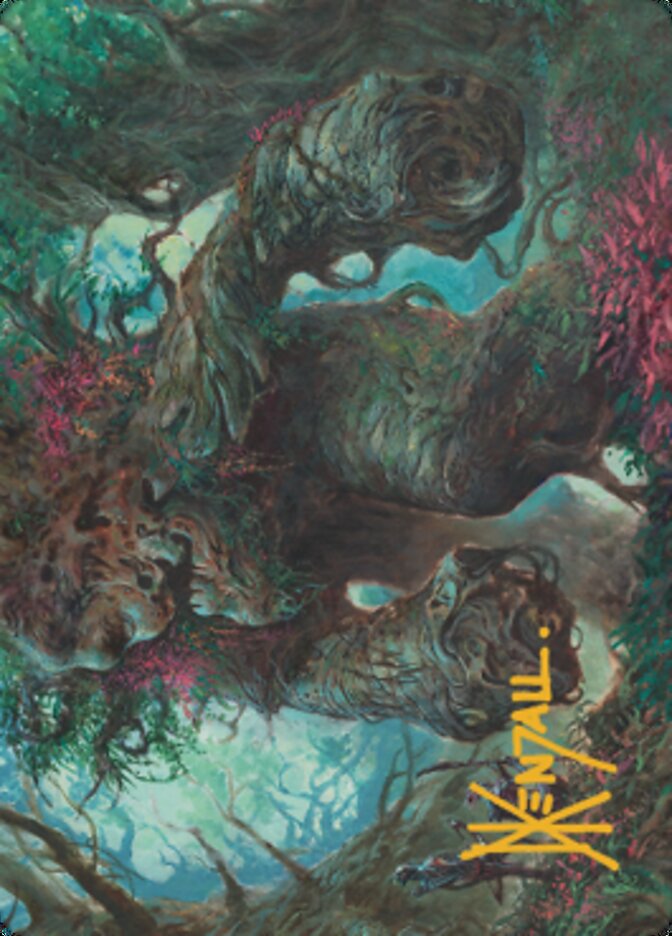 Magnigoth Sentry Art Card (Gold-Stamped Signature) [Dominaria United Art Series] | The CG Realm