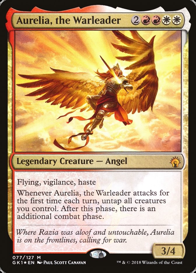 Aurelia, the Warleader [Guilds of Ravnica Guild Kit] | The CG Realm