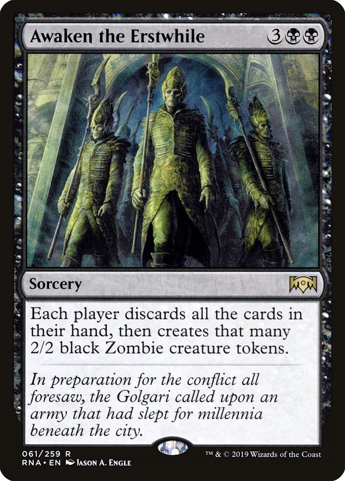 Awaken the Erstwhile [Ravnica Allegiance] | The CG Realm