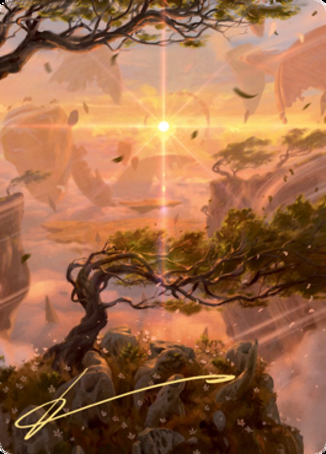 Windswept Heath Art Card (Gold-Stamped Signature) [Zendikar Rising Art Series] | The CG Realm