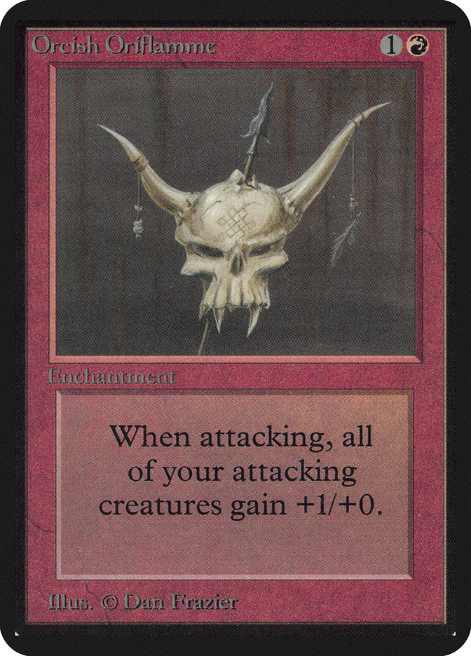 Orcish Oriflamme [Alpha Edition] | The CG Realm