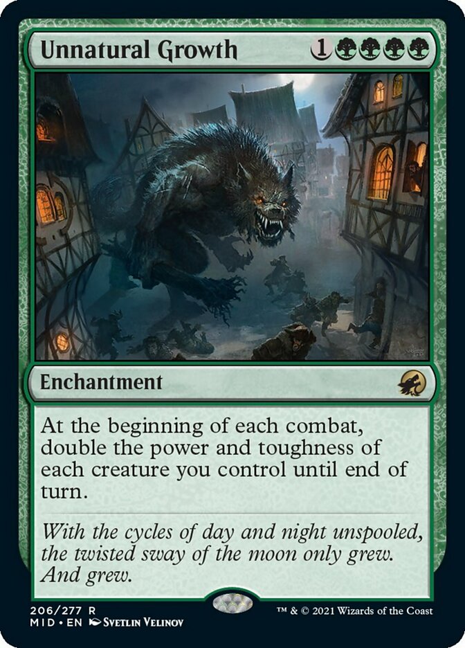 Unnatural Growth [Innistrad: Midnight Hunt] | The CG Realm