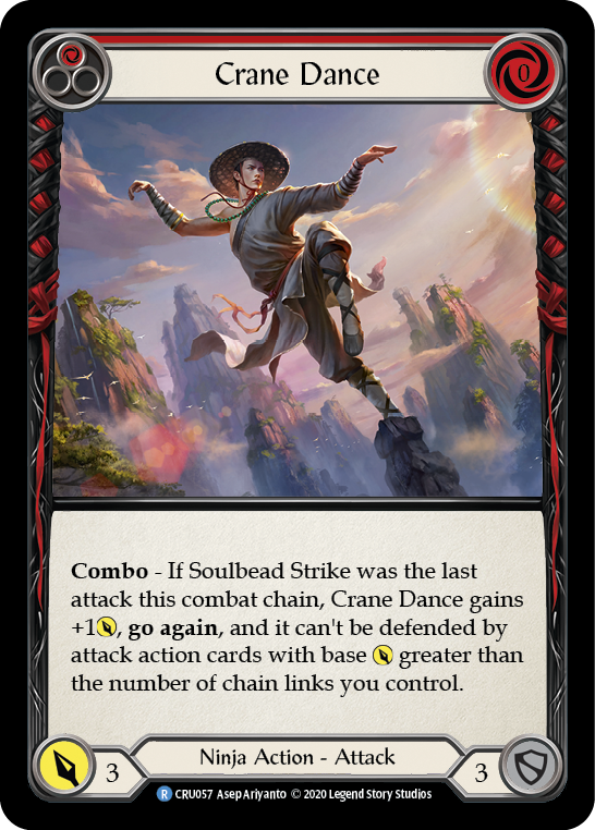 Crane Dance (Red) [CRU057] (Crucible of War)  1st Edition Normal | The CG Realm