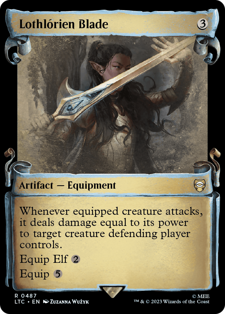 Lothlorien Blade [The Lord of the Rings: Tales of Middle-Earth Commander Showcase Scrolls] | The CG Realm
