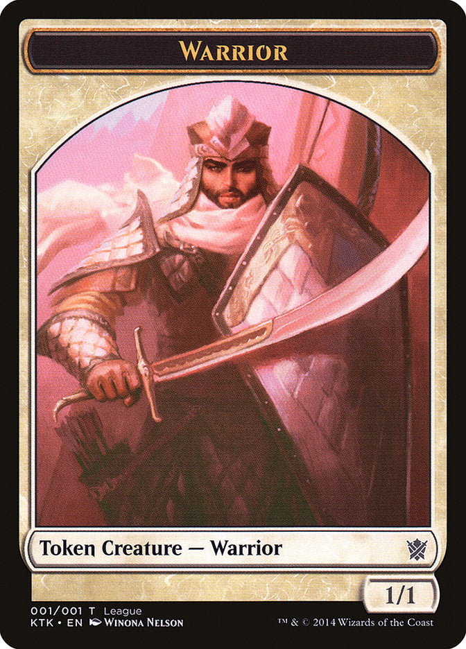 Warrior Token [League Tokens 2014] | The CG Realm