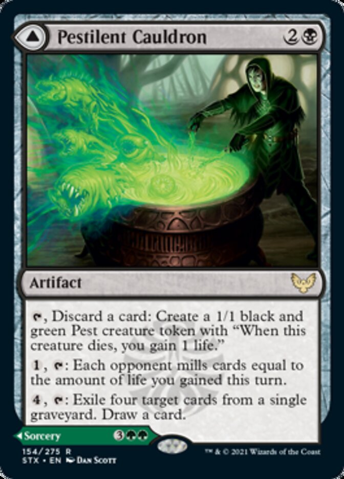 Pestilent Cauldron (STX-154) - Strixhaven: School of Mages