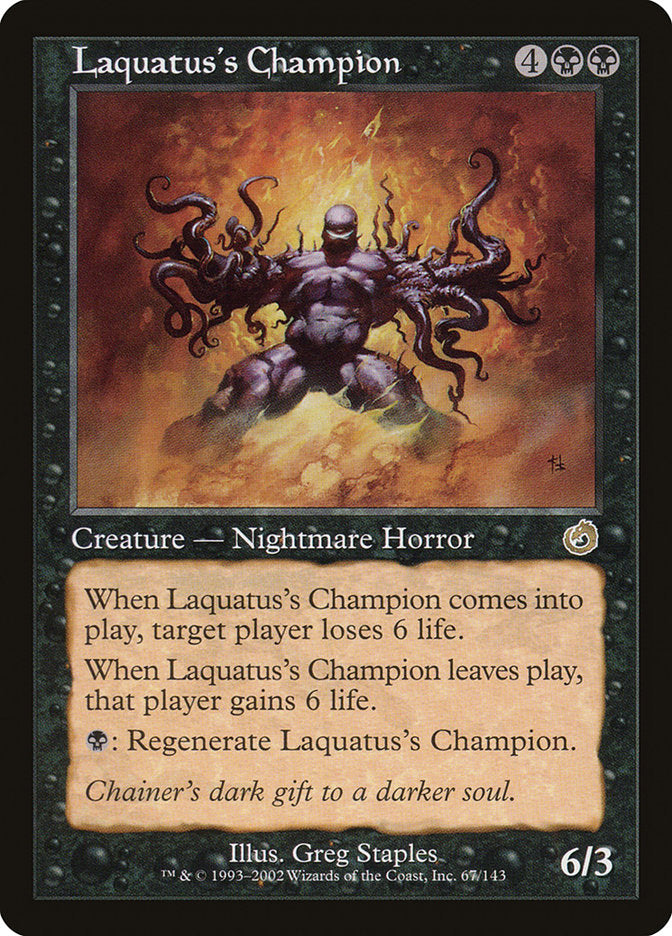 Laquatus's Champion [Torment] | The CG Realm