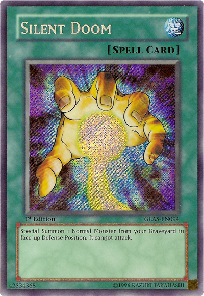 Silent Doom [GLAS-EN094] Secret Rare | The CG Realm
