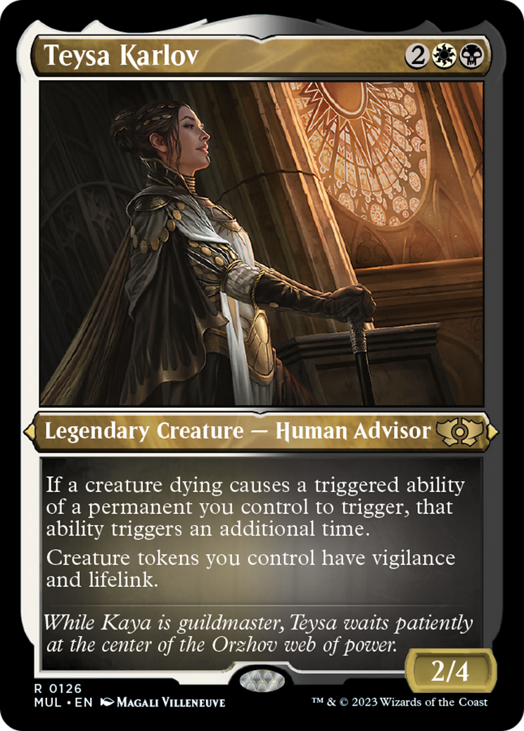 Teysa Karlov (Foil Etched) [Multiverse Legends] | The CG Realm