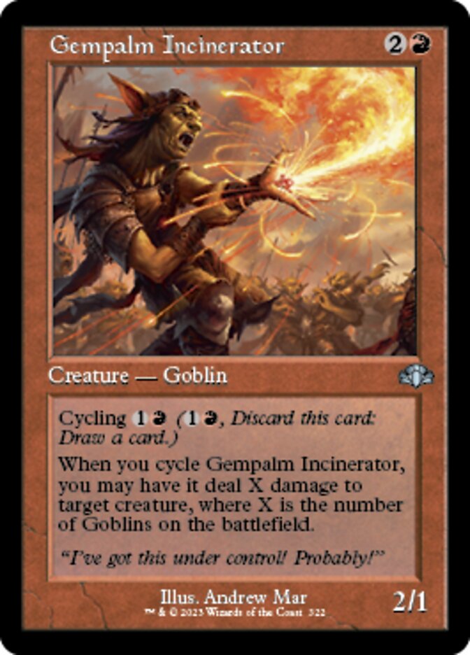 Gempalm Incinerator (Retro) [Dominaria Remastered] | The CG Realm