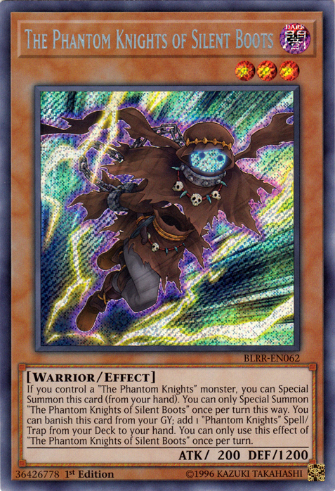 The Phantom Knights of Silent Boots [BLRR-EN062] Secret Rare | The CG Realm