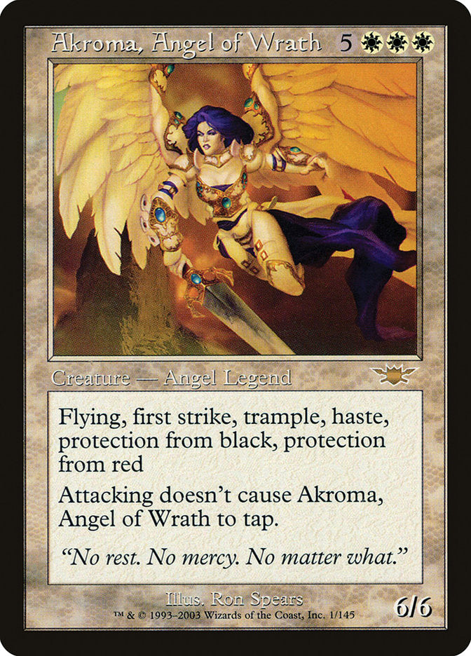 Akroma, Angel of Wrath [Legions] | The CG Realm