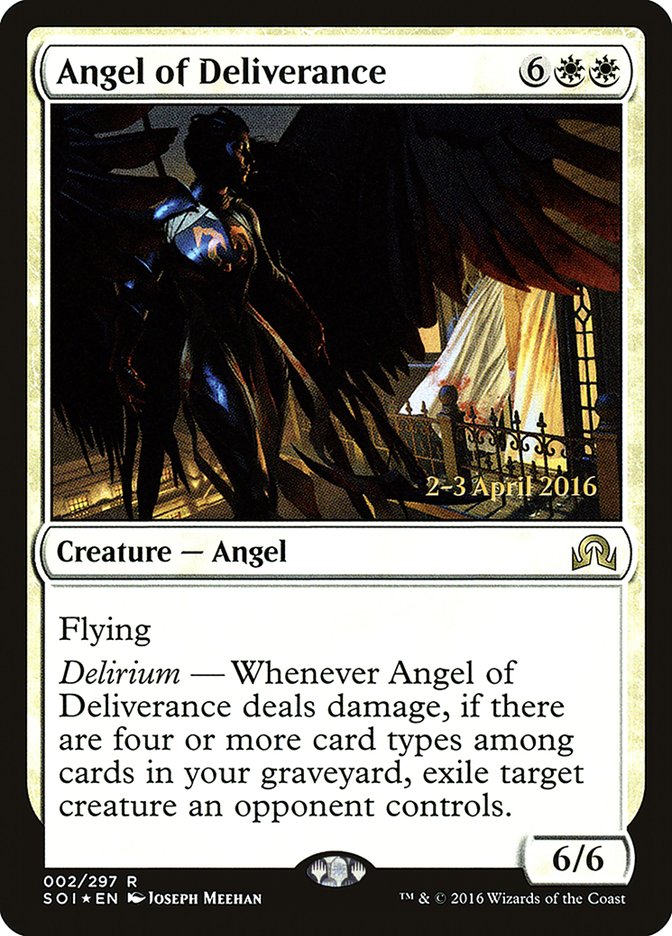 Angel of Deliverance [Shadows over Innistrad Prerelease Promos] | The CG Realm