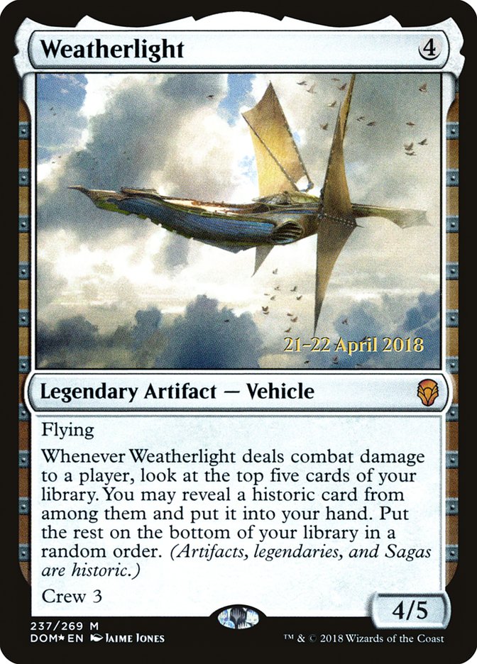 Weatherlight [Dominaria Prerelease Promos] | The CG Realm