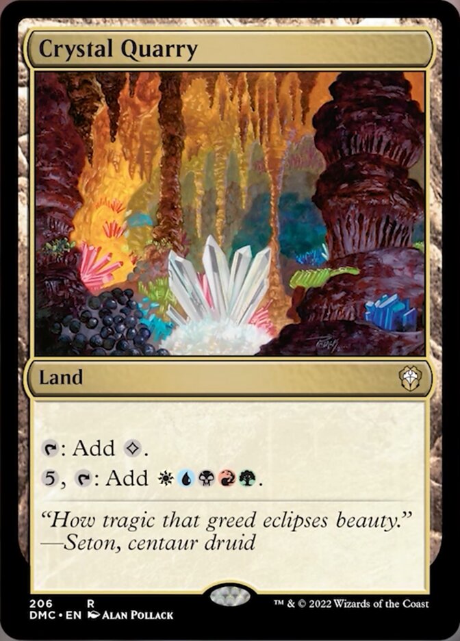 Crystal Quarry [Dominaria United Commander] | The CG Realm