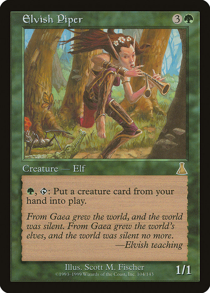 Elvish Piper [Urza's Destiny] | The CG Realm