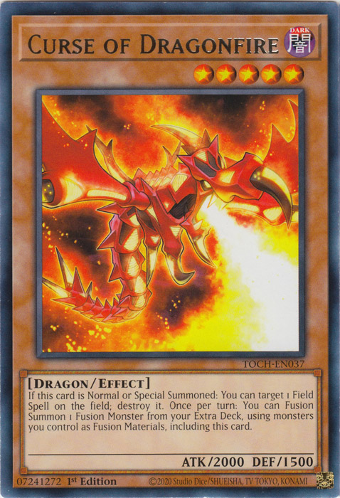 Curse of Dragonfire [TOCH-EN037] Rare | The CG Realm